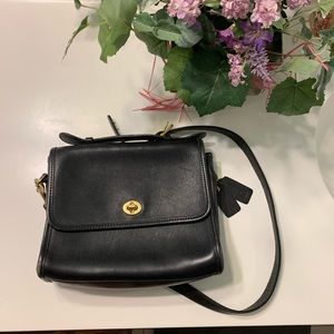 Vintage leather coach purse